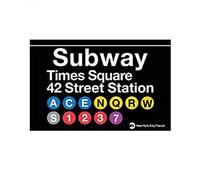 EpochSign Times Square - Letrero de Calle de Nueva York (20,3 x 30,5 cm)