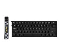 EPOMAKER Aula MINI60 HE Teclado Gaming de Efecto Hall, 2.4GHz/BT, Sondeo 8000Hz, SOCD y DKS, Actuación Ajustable y Disparo Rápido, Teclas PBT, Teclado Mecánico Inalámbrico 60% para Win/Mac (Estándar)