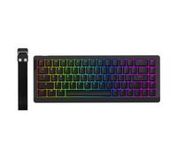 EPOMAKER HE68 Lite Teclado para Juegos con Cable con Hall Effect, Sondeo de 8000Hz y Escaneo de 128000Hz, Activación Ajustable, Latencia de 0,125ms, Amortiguación Acústica, Snap Key, A-RGB (Negro)