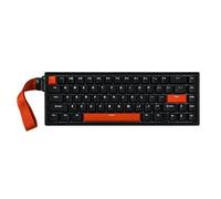 EPOMAKER HE68 Teclado Magnético Alámbrico para Juegos, Tasa de Sondeo de 8K, Latencia de 0.125ms, RGB, Montaje en Gasket, Conexión USB-A a C, Portátil para Mac/PC/PS/Switch (Negro Rojo)