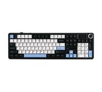 EPOMAKER X AULA F108 PRO tamaño completo 100% diseño ANSI intercambio en caliente con cable/2,4 GHz/Teclado mecánico inalámbrico Bluetooth retroiluminación RGB Blue White