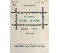 Épopée Sans Gloire (ebook)