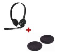 EPOS Cascos EPOS PC 3 Chat con 2 almohadillas de repuesto Pack de casco EPOS PC 3 Chat con las almohadillas