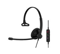 EPOS EPOS IMPACT 100 MS Mono USB-C+A Auriculares ultraligeros para PC con audio profesional, control intuitivo y comodidad total para tu jornada laboral.