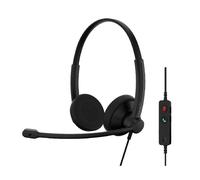 EPOS EPOS IMPACT 100 UC Dúo USB-C+A Auriculares de doble conexión USB ultraligeros, con sonido nítido, manejo sencillo y confort duradero para tus