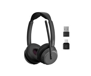EPOS EPOS IMPACT 1000 USB-C Duo con Dongle UC Auricular profesional binaural con Bluetooth, USB-C y adaptador USB BTD 900c para disfrutar de una