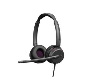 EPOS EPOS IMPACT 460T USB C Teams Duo Auricular profesional con cable para PC y USB-C, certificado para Microsoft Teams y diseñado para llamadas claras y