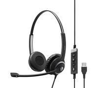 EPOS EPOS IMPACT SC 260 USB MS II Cascos para PC con conexión USB, resistentes y con protección acústica ideales para uso intensivo. Optimizados para Lync.