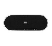 EPOS Expand 80 Altavoz Telefónico Bluetooth/Universal Conferencia, Negro/Plata, USB-C, 6 Micrófonos, Compatible con Cisco Webex/Mitel/Unify, 30m Alcance