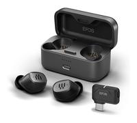 Epos GTW 270 Hybrid Auriculares Inalámbricos Negros con Acústica Cerrada y Adaptador