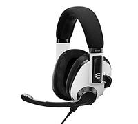 EPOS H3 Hibridos - Auriculares Inalámbricos Acústicos Cerrados - Auriculares Bluetooth para Juegos - Cable USB-A para PC y Consola de 3,5 mm - Micrófonos Duales - 37h Batería - Blanco