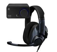 EPOS H6Pro + GSX 300 Bundle Cascos Gaming para PC, Mac - Tarjeta de Sonido Externa para Ordenador, Sonido Envolvente 7.1 y Estéreo de Alta Resolución, Black
