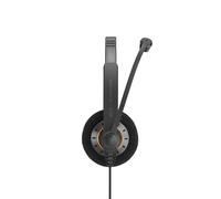 Epos i sennheiser impact sc 60 usb ml auricular en oreja cableado usb negro con reflejos naranjas