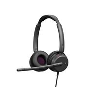 Epos impact 460t auriculares binaurales on-ear usb-c y usb-a con doble