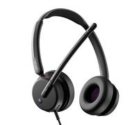EPOS Impact 460T Auriculares Binaurales On-Ear USB-C y USB-A con Doble Micrófono con Cancelación de Ruido, Certificado Teams, Plug-and-Play, Oficina, Trabajo Remoto, Zoom y Negocios
