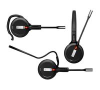 EPOS Impact 5000 Go MS 3-en-1 - Auriculares inalámbricos DECT con micrófono con cancelación de Ruido, certificados Microsoft Teams y dongle USB-A