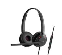 EPOS IMPACT 760T Auriculares con Cable de Doble Auricular para PC con Micrófono con Cancelación de Ruido, Certificado Teams, USB-C y USB-A, Controles In-Line, Super Wideband Audio, Comodidad Extrema