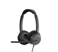 EPOS Impact 860 ANC Auriculares con Cable de Doble Auricular con Cancelación Activa de Ruido, USB-C y USB-A, Super Wideband, Diseño Ligero, Ajuste Cómodo, Compatible con Microsoft Teams y Zoom
