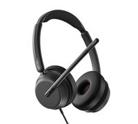 EPOS Impact 860 ANC Auriculares con Cable de Doble Auricular con Cancelación Activa de Ruido, USB-C y USB-A, Super Wideband, Diseño Ligero, Ajuste Cómodo, Compatible con Microsoft Teams y Zoom