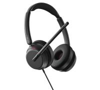 Epos IMPACT 860T ANC, auricular estéreo, con cable Certificación MS Teams, cancelación de ruido ANC adaptativa, luz de posición de 360 grados, tecnología de banda superancha