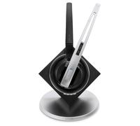 EPOS Impact DW Office ML Auriculares Inalámbricos Diadema Para Oficina UC con Micrófono Boom, Negro/Plata, Alcance 55 m, Batería 12 h, EU