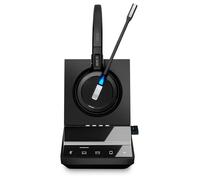 EPOS Impact SDW 5016 Auriculares Inalámbricos DECT para Oficina con Cancelación de Ruido, Supraaural, Micrófono Boom, Negro - Compatible EU/UK/AUS