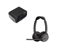EPOS Pack EPOS IMPACT 1060 ANC+ EPOS Expand Vision 1 Pack de auricular Bluetooth con cancelación de ruido y webcam USB portátil con vídeo ultra nítido y