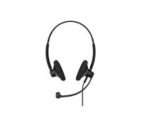 EPOS Sennheiser 1000551 I Sennheiser Impact Sc 60 USB Ml Auriculares estéreo, en la oreja, negro con reflejos de color naranja