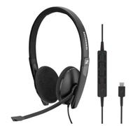 Sennheiser SC 160 Auriculares estéreo con micro USB-C Negro