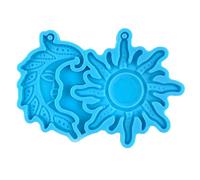 epoxi molde pendientes colgante molde para joyería colgante decoración forma de espejo de silicona