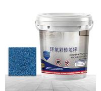 Epoxi Sand Floor Paint | Quick Drying High-Gloss Self-Leveling Coating - Epoxi Colored Sand Floor Paint - For House Dorm Apartment Indoor Shower Room Garage Concrete Building