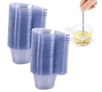 Epoxid Mixbecher,Vaso de orina,vasos para recolección de orina,Contenedor de orina,Taza de orina Bolsas de drenaje,vasos de mezcla para resina epoxi,Tazas de Pigmento,100pcs