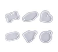 Epoxy Bone Heart Oval Round Listing Silicone Mold Handmade Craft Making Supplies Diy Jewelry Home Decoration Molds Necklace Pendant Molds For Jewelry Making
