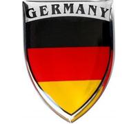 Epoxy de pegatinas - Bandera de Alemania - Talla aprox. 2,5 cm x 3,1 cm (303801/2) Auto Adhesivo