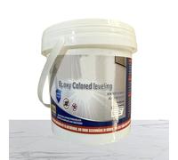 Epoxy Floor Paint, Coloured Sand Self-Leveling Coating, High Gloss Marble Texture Water-Based Non-Slip Sealer, Decorative Finishing Resin for Concrete Tile Wood Countertop Indoor Outdoor Reno