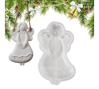 Epoxy Molds Silicone - Angel Flexible Craft Supplies, Cute Resin Molds Pendant Casting, Easy Release DIY Creation Function for Plaster Wax Christmas Ornaments, Crafting Tools, Multi Color