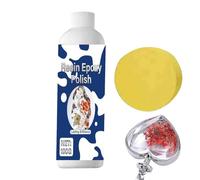 Epoxy Polishing Kit, Resin Scratch Removal, Sanding Repair Compound with Sponge, Liquid Buffing Solution, Kitchen Countertop Care, Home Bathroom Furniture Table Artwork Shine