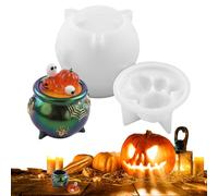 Epoxy Resin Mold For Halloween | Halloween Cauldron Mold - Easy Release Mould Crafting Supplies For Boys Girls Children Adults Prof