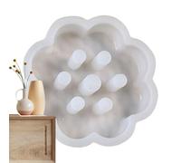 Epoxy Silicone Round For Florero Floral - Stem Holder Mold | Reusable Resin Molds For Desktop Decorations, Ramos de Planta, Cepillos de maquillaje