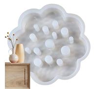 Epoxy Silicone Round For Florero Floral - Stem Holder Mold | Reusable Resin Molds For Desktop Decorations, Ramos de Planta, Cepillos de maquillaje