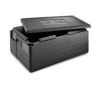 EPP GN 1/1 Gastrostar - Caja térmica (40 L, con tapa y juego de 5 tarjetas), color negro