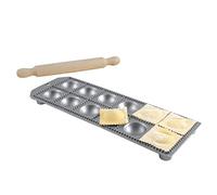 Eppicotispai 12 agujeros aluminio redondo ravioli Maker con rodillo