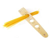 Eppicotispai We Love Pasta - Medidor de espaguetis (1 unidad, madera plateada, 28,4 x 5,5 x 0,4 cm)