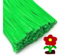 Eppingwin 200 limpiadores de tuberías, limpiadores de tuberías de color verde fruta, suministros de manualidades, tallos de chenilla para proyectos de manualidades (verde fruta)
