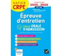 Epreuve Dentretien - Crpe 2026-2027 - Epreuve Orale Dadmission (ebook)