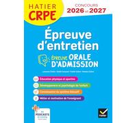 Epreuve orale d'admission CRPE: Education physique et sportive, Connaissance du système éducatif - Motivation du candidat et mises en situation professionnelle