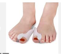 eprodus Corrector de Juanetes de Silicona para Pie - Separador de Dedos, Alivio del Dolor del Juanete, Ajustable y Elástico, Tamaño Único para Hombres y Mujeres, Ideal para Uso Nocturno y Diario.