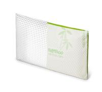 EPSELIA - Almohada de espuma viscoelástica para cama con revestimiento de bambú biológico, plano, bajo de 70 x 40 x 6 cm, con fondo transpirable Air 3D desenfundable, CertiPUR™ OEKO-TEX®