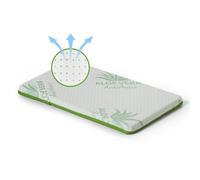 EPSELIA - Cojín de cuna para niños de aloe vera, antiasfixia, ergonómico, transpirable, tejido Air 3D, 32 x 52 x 4 cm, desenfundable, estructura de poliuretano con orificios CertiPUR™ OEKO-TEX®