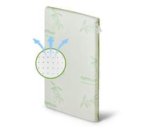 EPSELIA Next To Me - Colchón para cuna de bambú ecológico, transpirable, conforme a la norma antiasfixia EN16890:2017, 83 x 50 x 8 cm, Chicco Uno Lullago Jane Baby Cam Cullami Brevi Close to Me Nanna